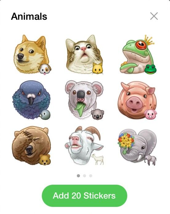 Animal Sticker Set - Telegram Stickers Library