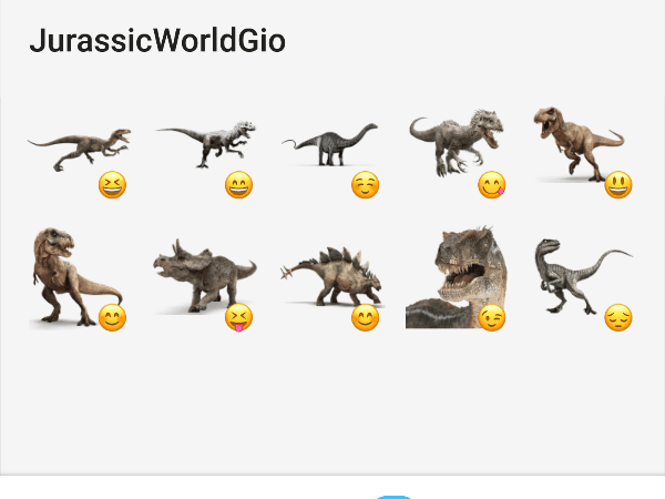 Jurassic World sticker pack - Telegram Stickers Library