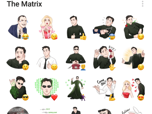 The Matrix Sticker Pack - Telegram Stickers Library